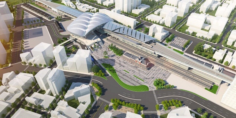 大車站計畫！台中車站廣場動工