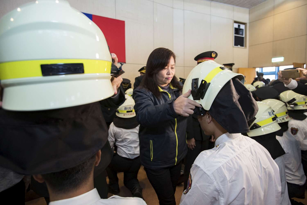 竹市消防生力軍　師徒制授業儀式