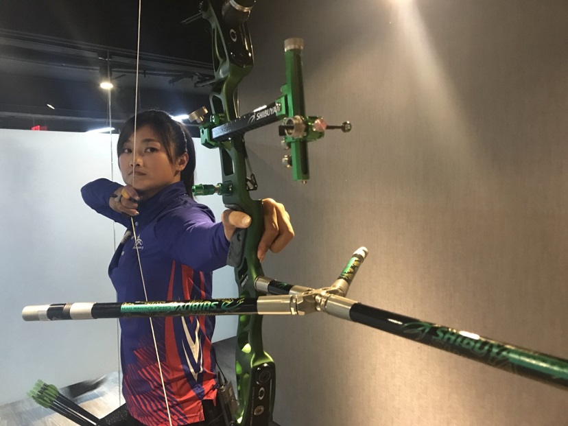 奧運射箭美少女林詩嘉 線上直播節目初體驗 奧運射箭美少女林詩嘉 線上直播節目初體驗