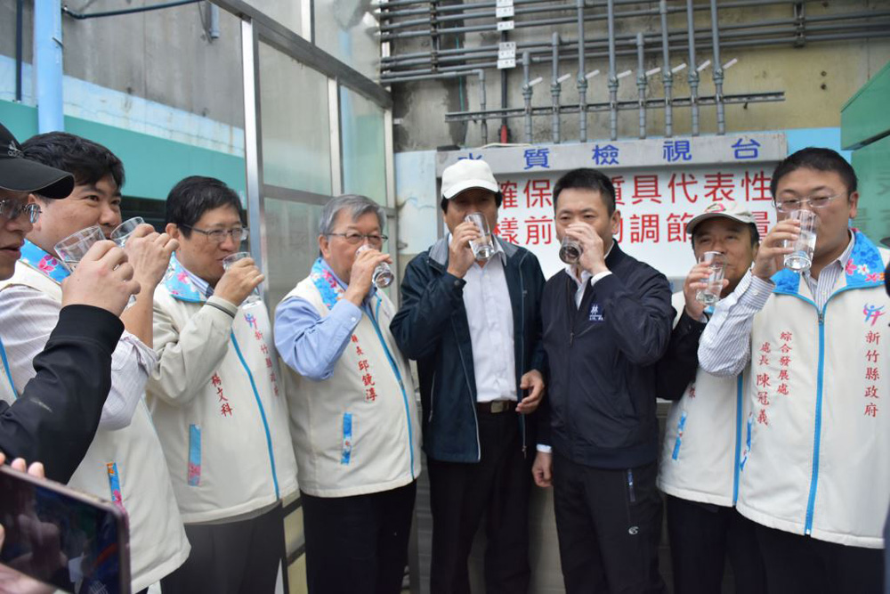 竹縣關心自來水品質　走訪第二淨水廠