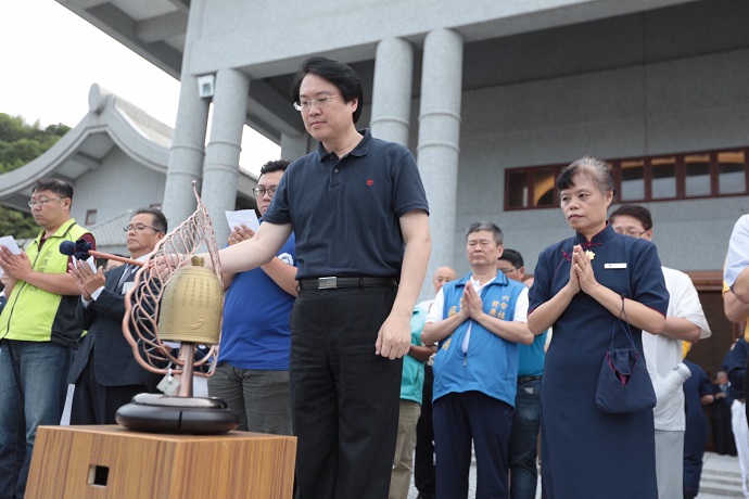 參與慈濟浴佛大典　林市長祈願國泰民安