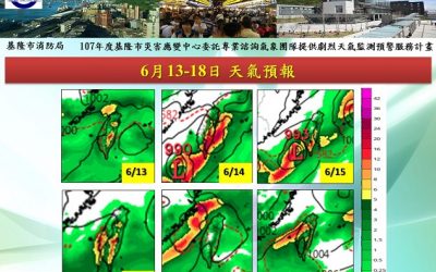 掌握天氣動態　市府邀氣象團隊進行監測預警