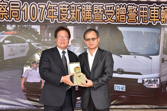 提升地方治安交通及執勤安全 宜警贈購警車35輛 提升地方治安交通及執勤安全 宜警贈購警車35輛