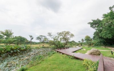 山豬湖生態親水園區竣工