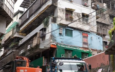 林市長視察新西街、復興路指示加速災後重建工作
