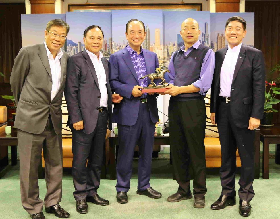 香港馬會成員拜會市長韓國瑜　賽馬產業預期帶動高就業人口