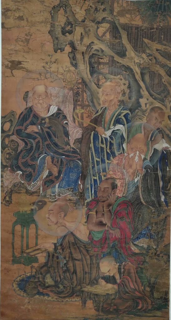 元代顏輝巨幅佛像現身山西晉中