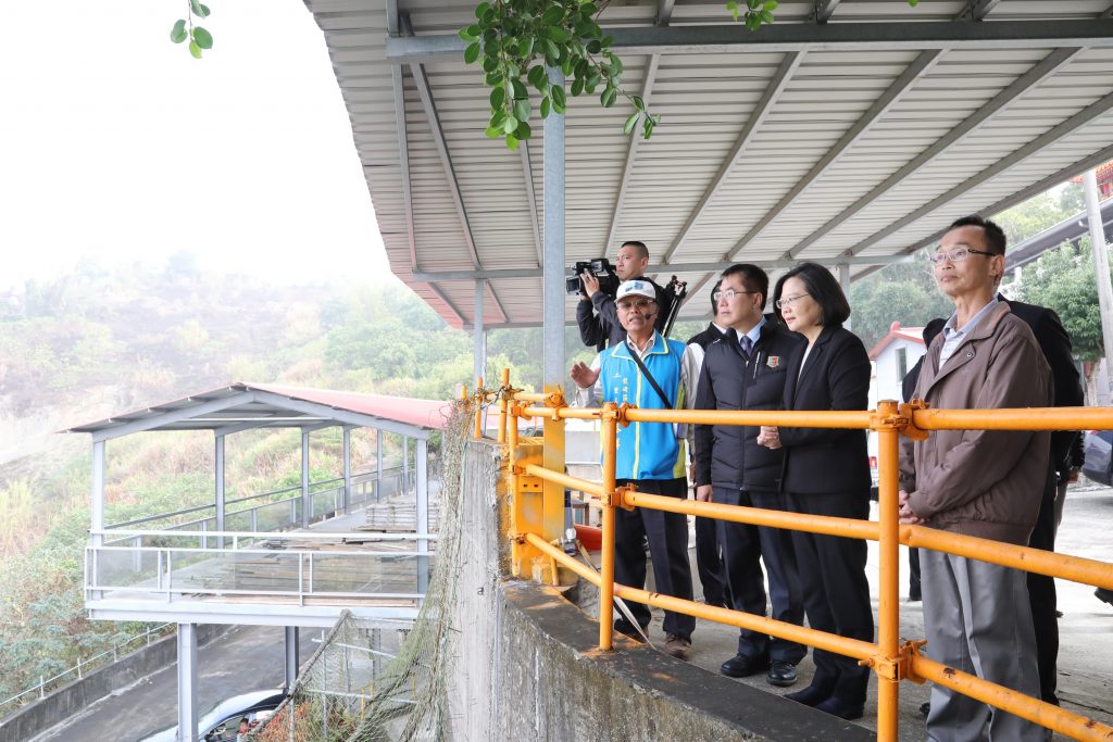 黃市長陪同蔡總統與龍崎居民座談　打造世界級文化觀光景點