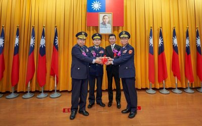 新竹市警察局卸新任局長交接典禮　林智堅市長：逐年補充警力「編好編滿」