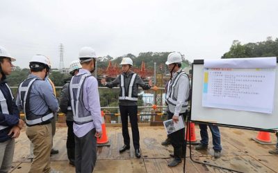 打通香山、寶山交通瓶頸　林市長視察北二高茄苳交流道延伸工程