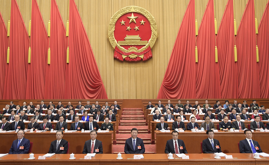 十三屆全國人大二次會議在北京開幕 十三屆全國人大二次會議在北京開幕