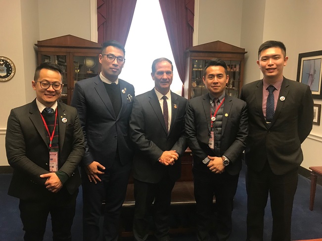 率新科議員會晤美國會議員　林右昌:盼互相學習交流