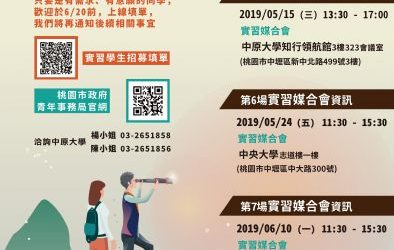 桃市府青年局推動青年免費出國、職場實習活動