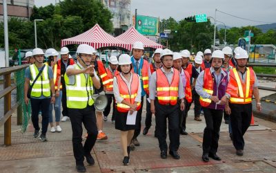 林姿妙縣長視察宜蘭橋改建工程