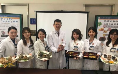 社區包粽創意發表　陽大醫院新民院區洋溢端午節氣氛