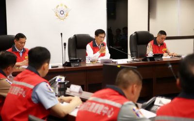 丹娜絲颱風災變中心 國防部與中央同步一級開設 丹娜絲颱風災變中心 國防部與中央同步一級開設
