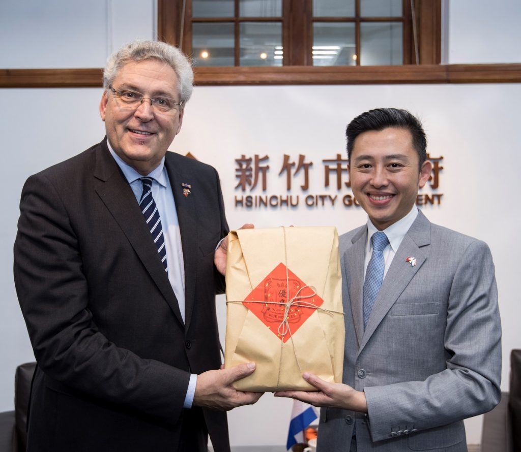 荷蘭參眾議員到訪竹市　林智堅感謝荷國支持台灣