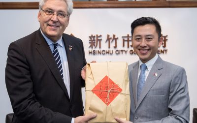 荷蘭參眾議員到訪竹市　林智堅感謝荷國支持台灣