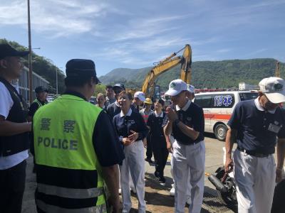 慈濟志工不分晝夜輪班關懷「南方澳斷橋事件」搶救