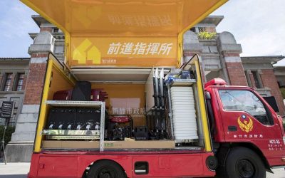 救災變形金剛來了　運輸車8分鐘變身為專業指揮所