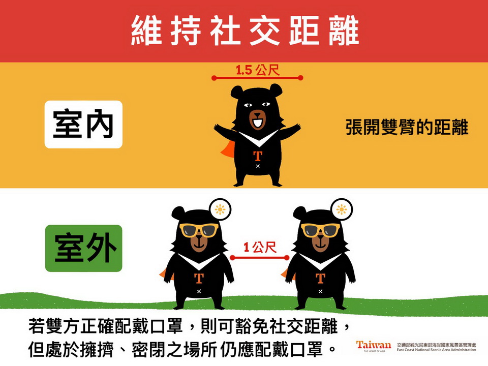 新冠肺炎防疫不停歇　東管處109年4月10日起人流管制