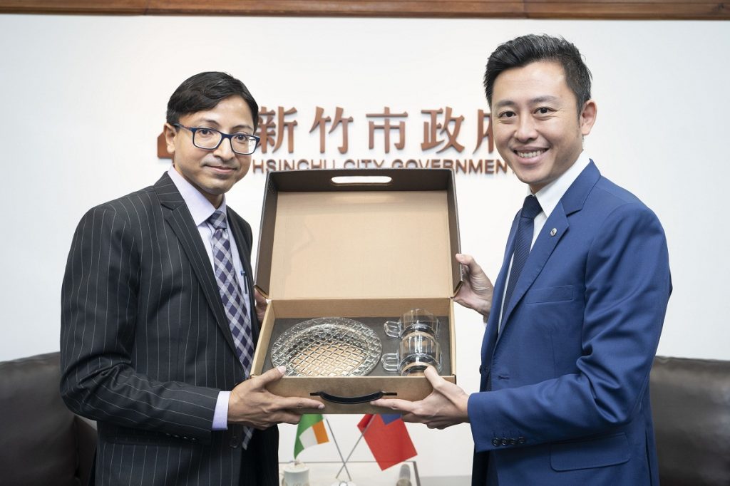 印度台北協會會長戴國瀾　拜訪林智堅市長　盼深化台印交流