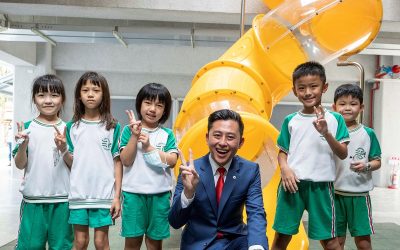 三民國小復興樓啟用　透光天井、溜滑梯藏身樓中