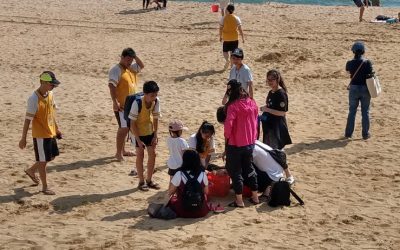 中秋結合親子 海科館x安樂高中外木山洗沙趣 中秋結合親子 海科館x安樂高中外木山洗沙趣