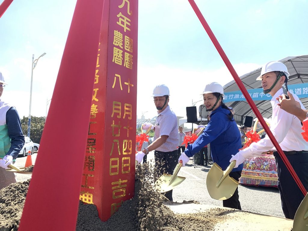 新竹漁港升級整建直銷中心道路　分段施工以便民