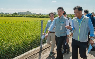 農委會主委陳吉仲 視察新竹停灌農田 農委會主委陳吉仲 視察新竹停灌農田