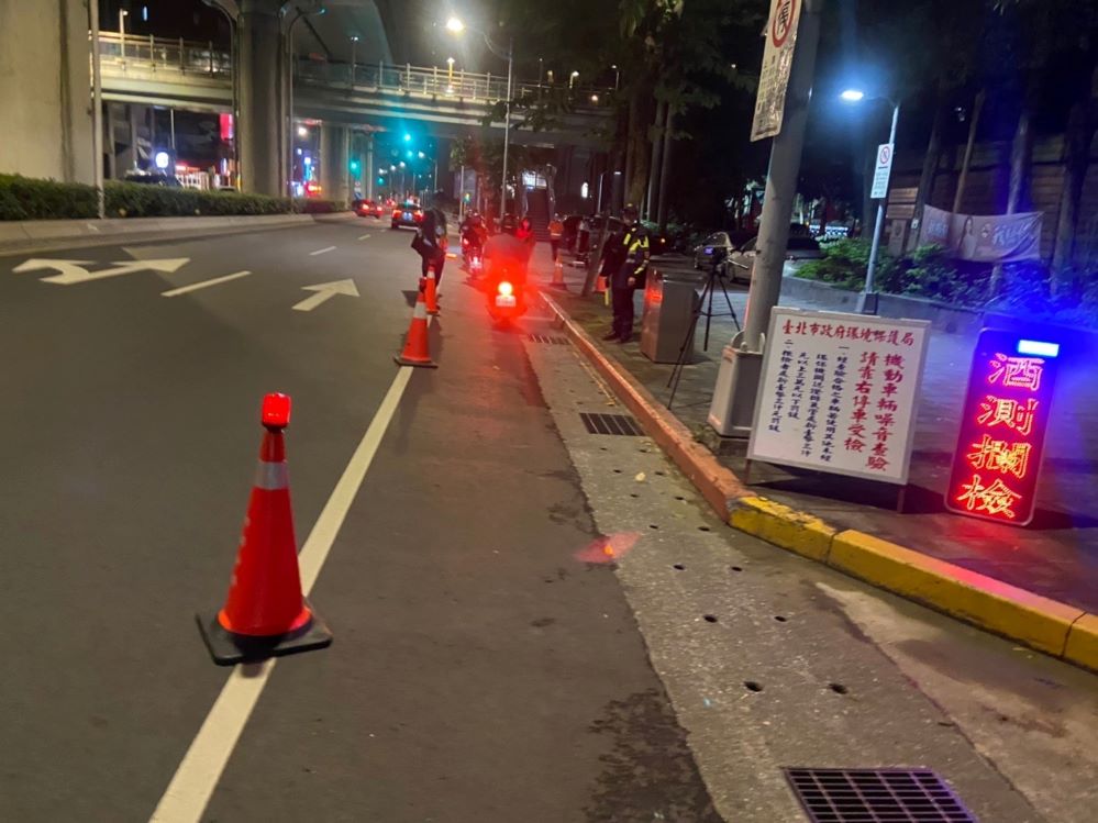 內湖警結合環保、監理嚴抓噪音車