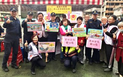 守護行人用路安全　基警四分局結合民團交安宣導！