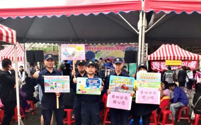 基警四分局結合民間團體交安宣導！與你一同守護行人用路安全