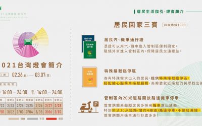 竹市國家級盛事 2021台灣燈會新竹市民生活指引 竹市國家級盛事 2021台灣燈會新竹市民生活指引
