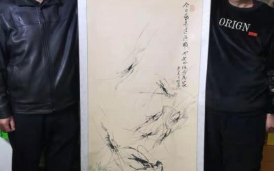 龍行天下　畫家陳宏林墨蝦情懷／關成湖