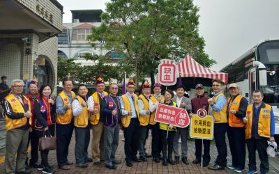 獅子會捐血樂於奉獻快樂服務　熱騰騰員山魚丸湯展溫情