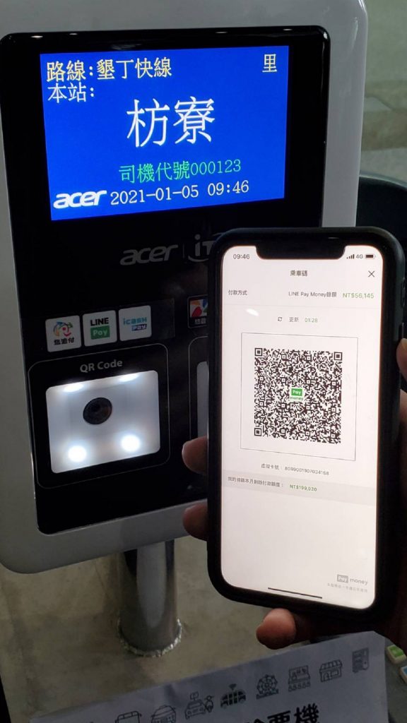 交通部試辦QR Code搭車  用LINE Pay乘車碼回饋20％