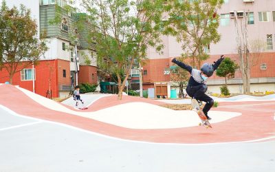 竹北首座共融式公園　特公盟搶先遊具測試