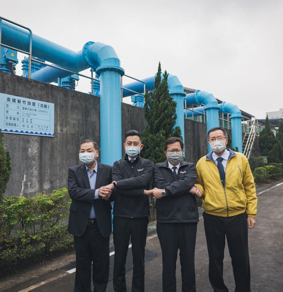 北水南送工程2月啟用　竹竹桃三首長視察