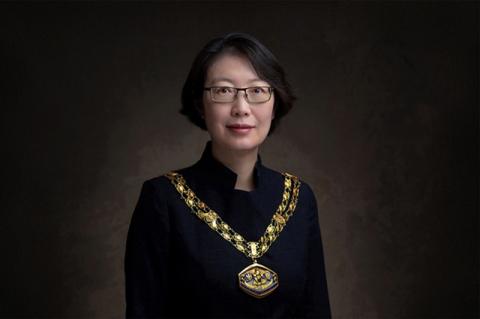 當選英國皇家規劃學會主席 楊威認同佛光山 當選英國皇家規劃學會主席 楊威認同佛光山