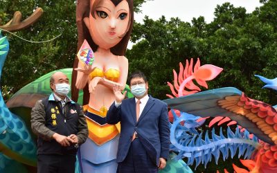 天穿藝術展主燈揭燈  楊文科邀民眾遊新埔客庄小鎮