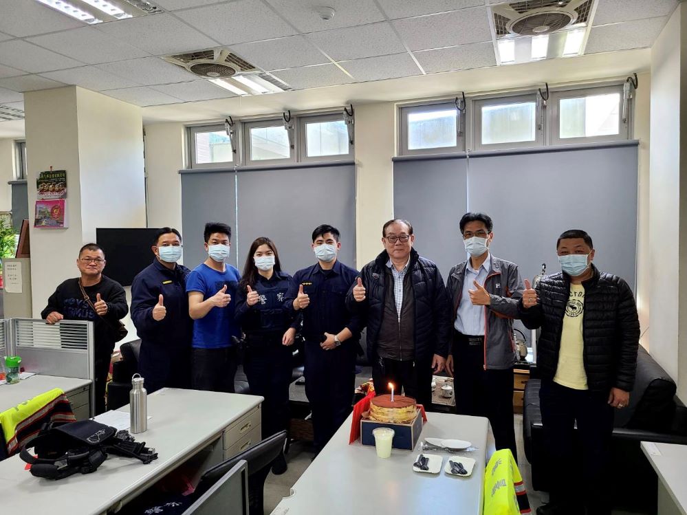 安樂警友站辦理慶生會慰勞基層員警春節勤務辛勞