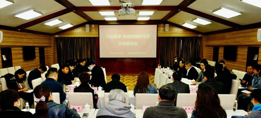 川臺攜手打卡成都熊貓基地 共話熊貓新場景 川臺攜手打卡成都熊貓基地 共話熊貓新場景