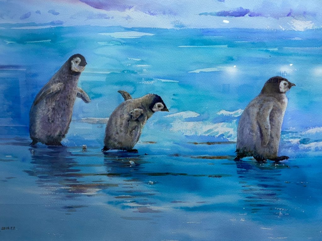 皇帝企鵝動畫看個夠!不出國南極超體驗來這裡!海科館築夢南極生態藝術特展 皇帝企鵝動畫看個夠!不出國南極超體驗來這裡!海科館築夢南極生態藝術特展