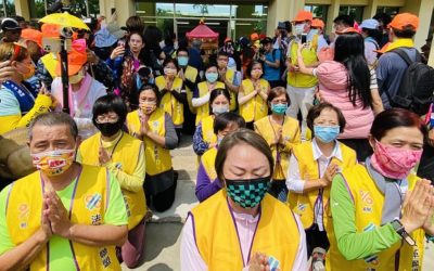 法稅改革聯盟志工進香祈求白沙屯媽祖護佑改革