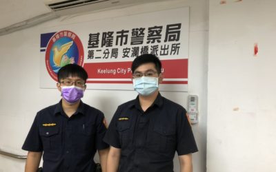 鐵皮圍牆搖搖欲墜　基警協助排除障礙