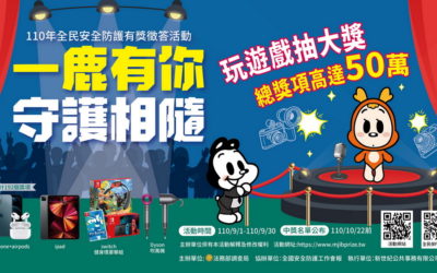 一鹿有你守護相　全民安全防護有獎徵答