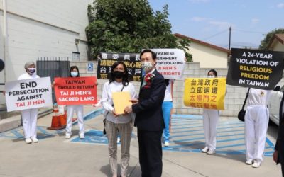 25年冤屈!僑委會委員長接受美國太極門弟子陳情 25年冤屈!僑委會委員長接受美國太極門弟子陳情