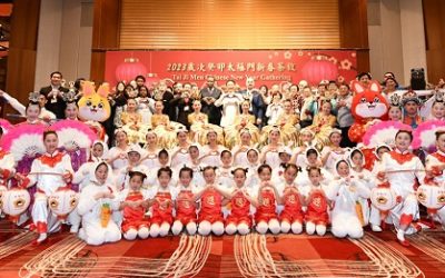 太極門2023年新春茶敘　國內外友人揮毫為世界祈願