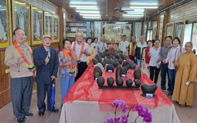 安養年長宗教義工與信眾獻愛心宏願　國畫大師柳清松助月慧山建養生村